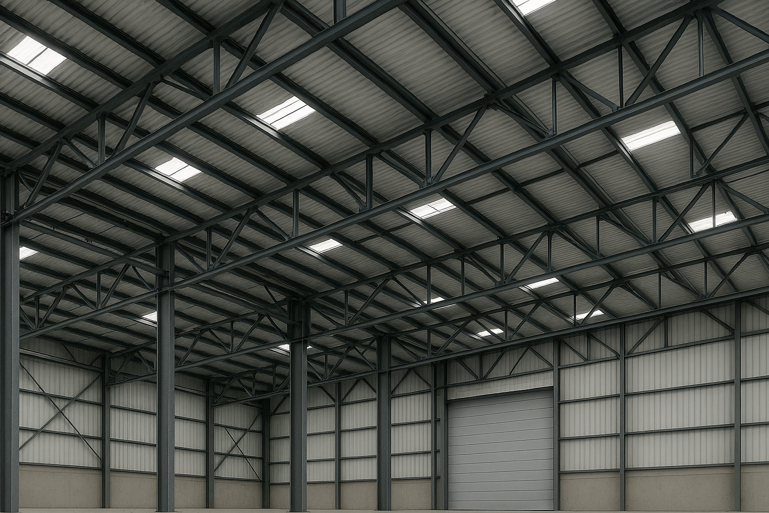 Nave industrial estructura interna